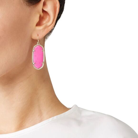 Kendra Scott Elle Drop Earrings in Azalea Illusion - Picture 5 of 11